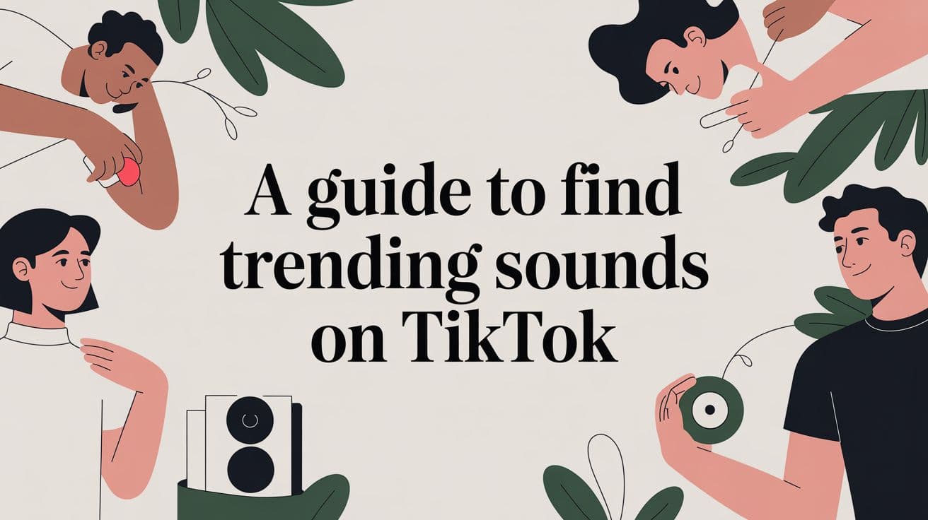 A Guide to Find Trending Sounds on TikTok in 2026
