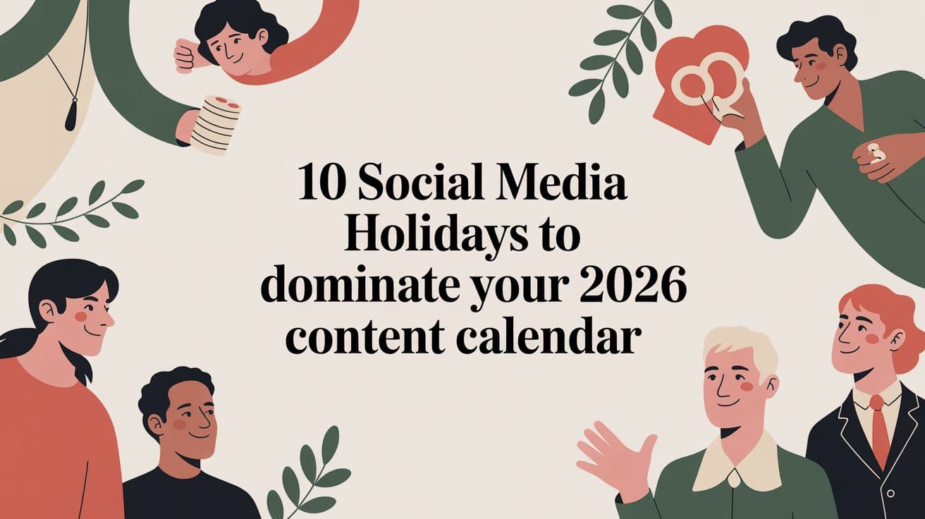 10 Social Media Holidays To Dominate Your 2026 Content Calendar