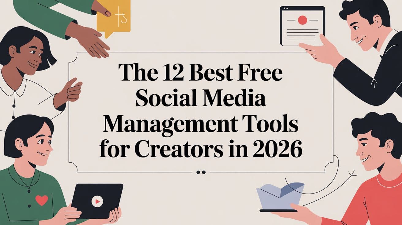 The 12 Best Free Social Media Management Tools for Creators in 2026
