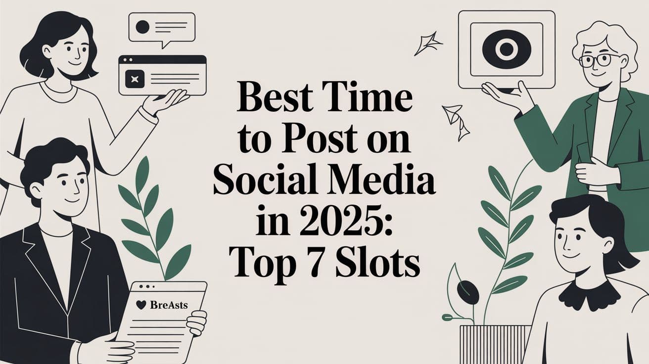 Best Time to Post on Social Media in 2025: Top 7 Slots