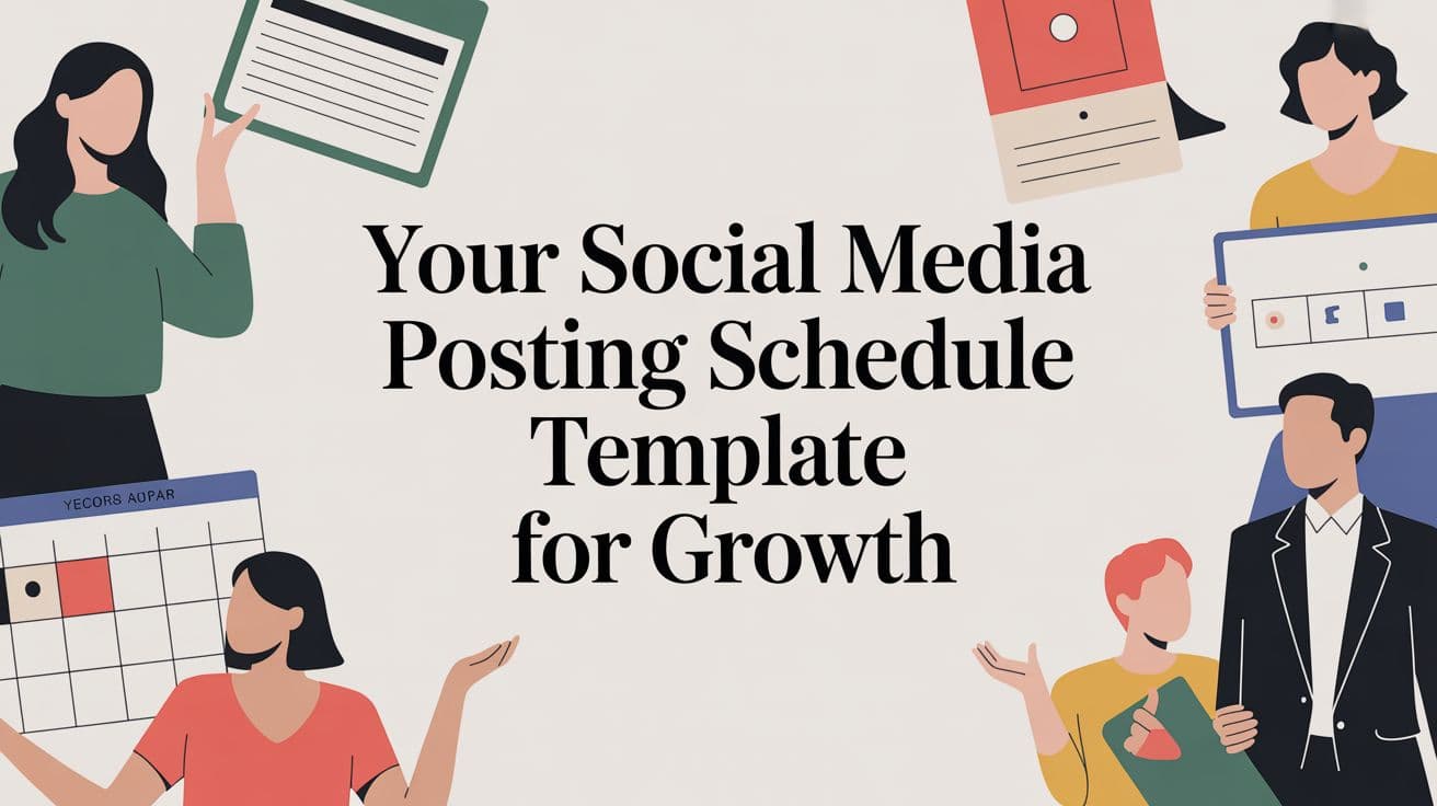 Your Social Media Posting Schedule Template for Growth