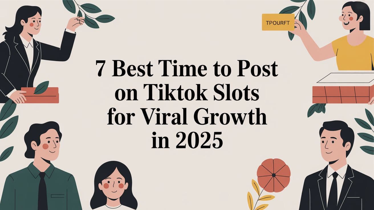 7 Best Time to Post on TikTok Slots for Viral Growth in 2025