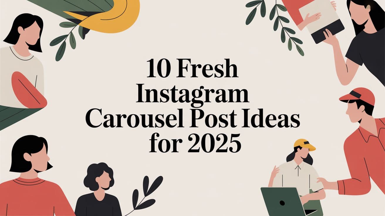 10 Fresh Instagram Carousel Post Ideas for 2025