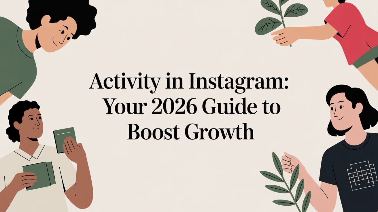 Activity in Instagram: Your 2026 Guide to Boost Growth