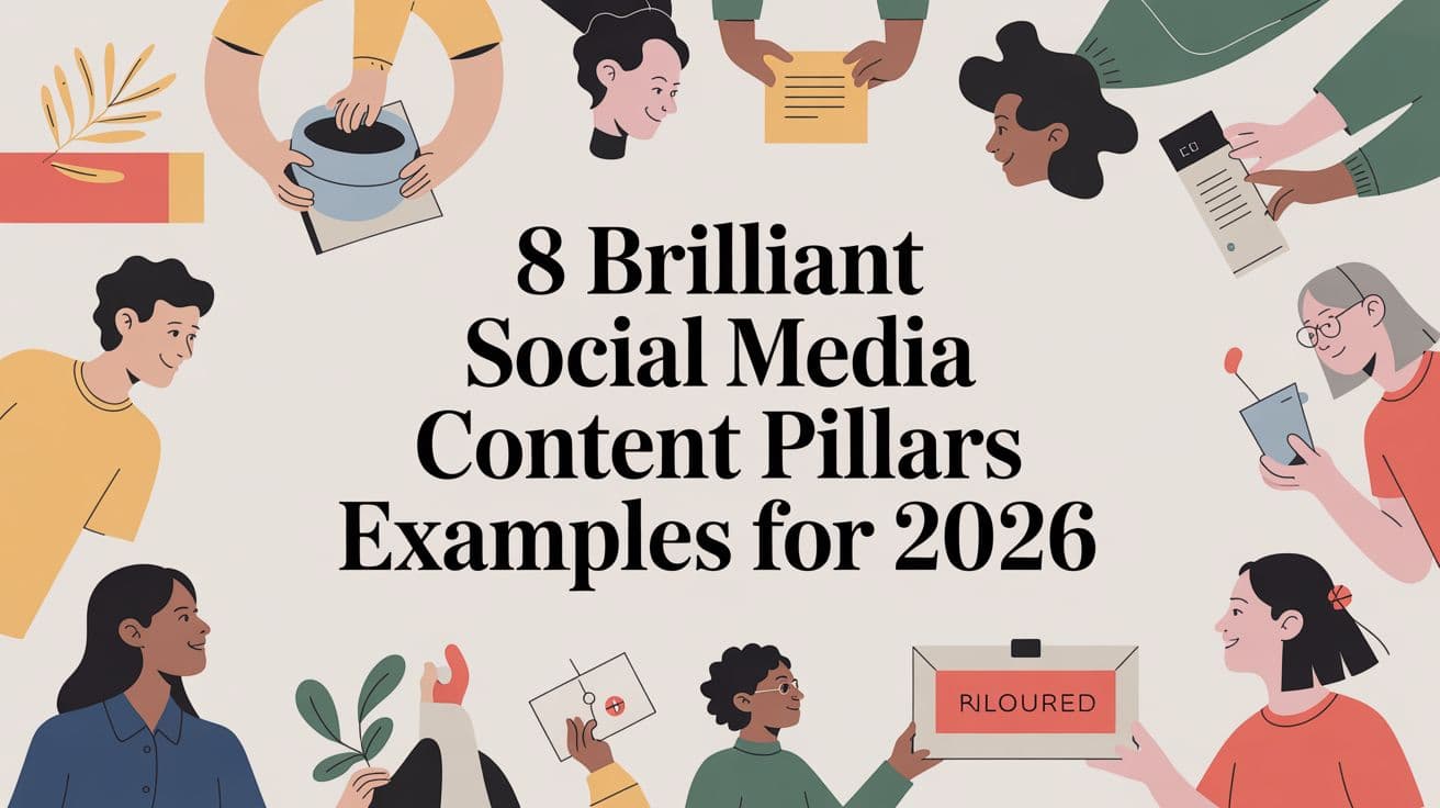 8 Brilliant Social Media Content Pillars Examples for 2026