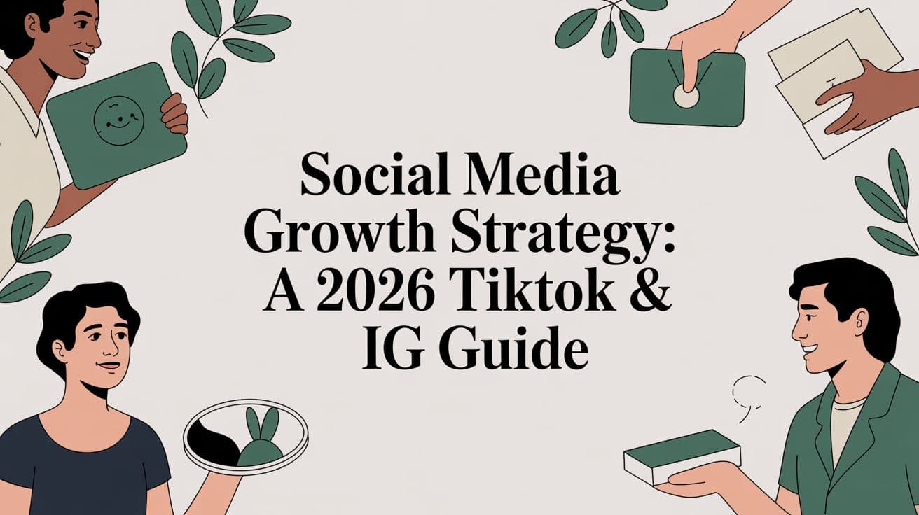 Social Media Growth Strategy: A 2026 TikTok & IG Guide