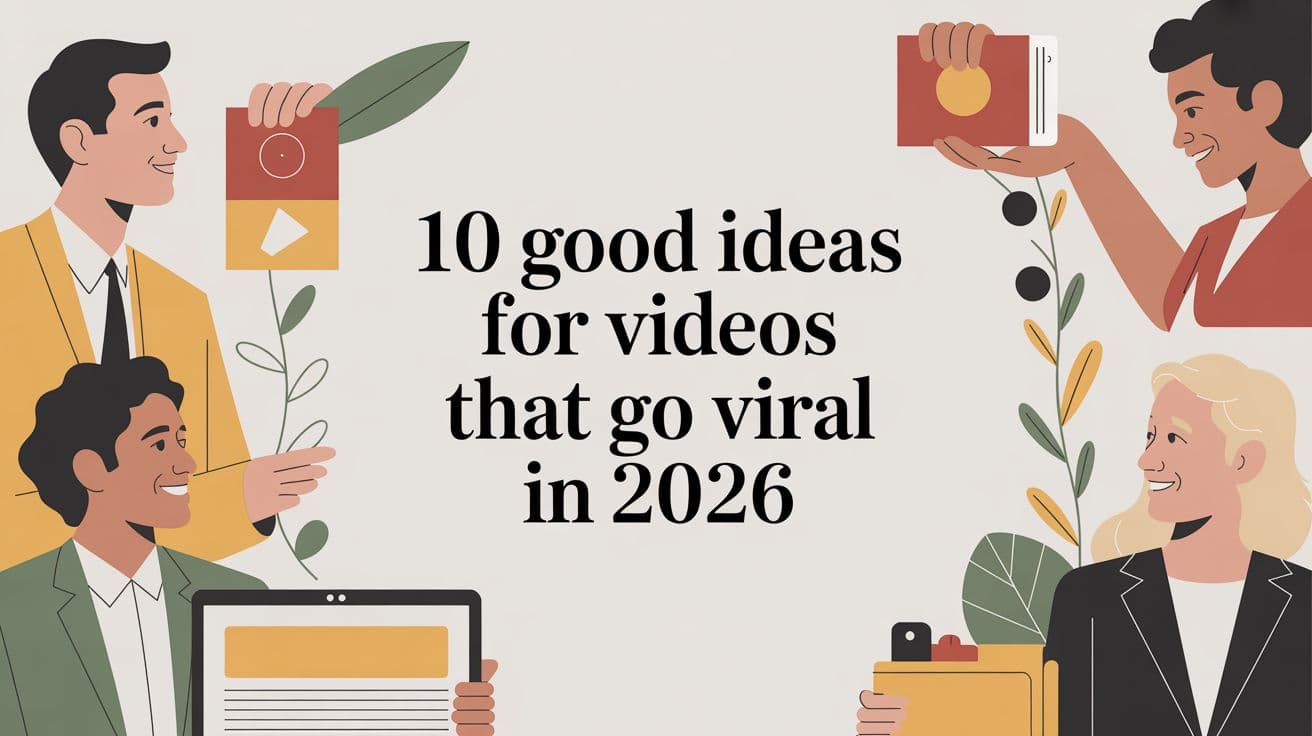 10 Good Ideas for Videos That Go Viral in 2026