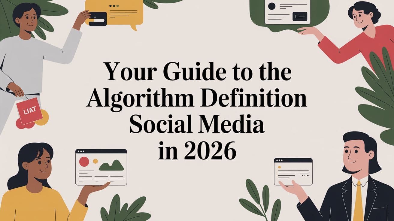 Your Guide to the Algorithm Definition Social Media in 2026