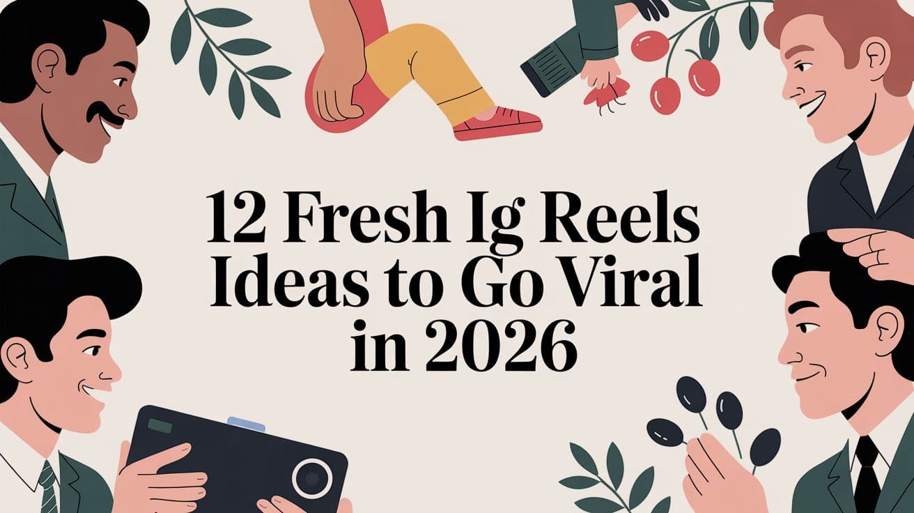 12 Fresh IG Reels Ideas to Go Viral in 2026