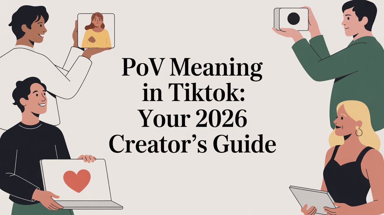 POV Meaning in TikTok: Your 2026 Creator's Guide