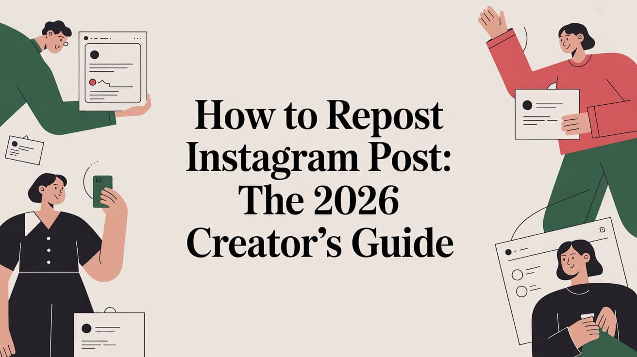 How to Repost Instagram Post: The 2026 Creator's Guide