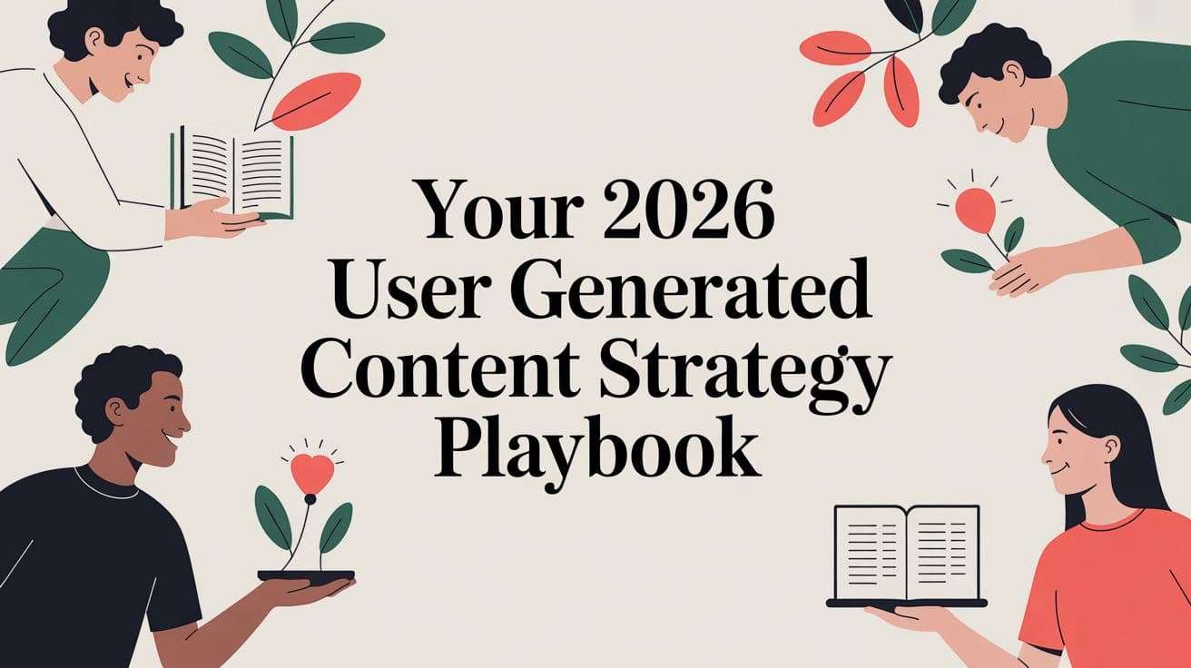 Your 2026 User Generated Content Strategy Playbook