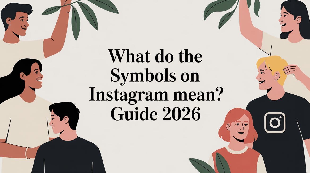 What Do the Symbols on Instagram Mean? Guide 2026