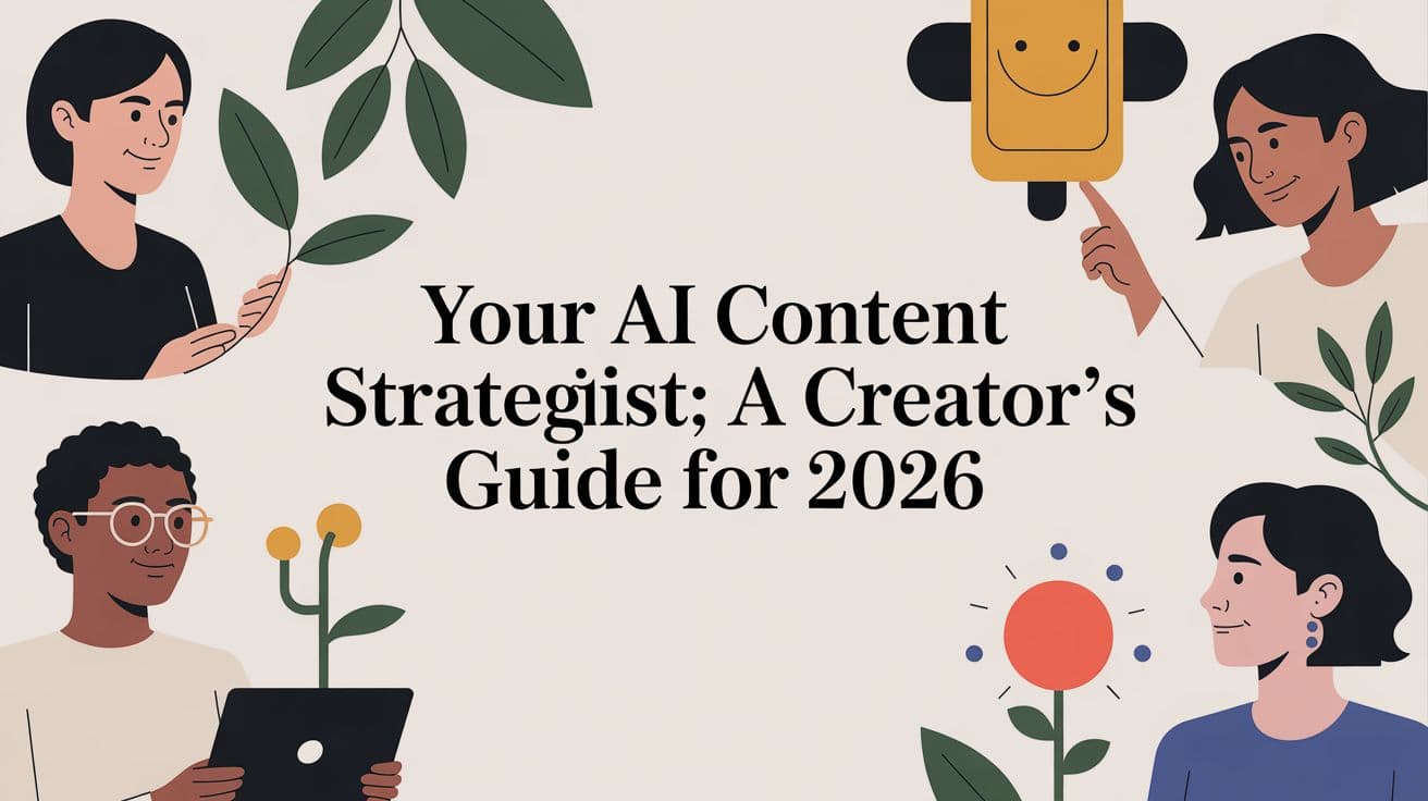 Your AI Content Strategist: A Creator's Guide for 2026